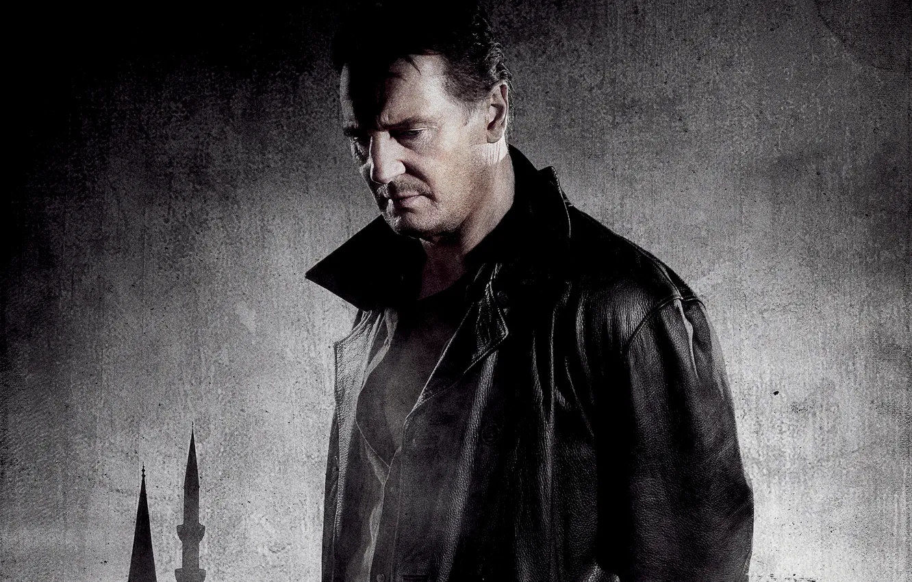 Photo wallpaper jacket, actor, poster, Liam Neeson, Liam Neeson, Taken 2, Hostage 2