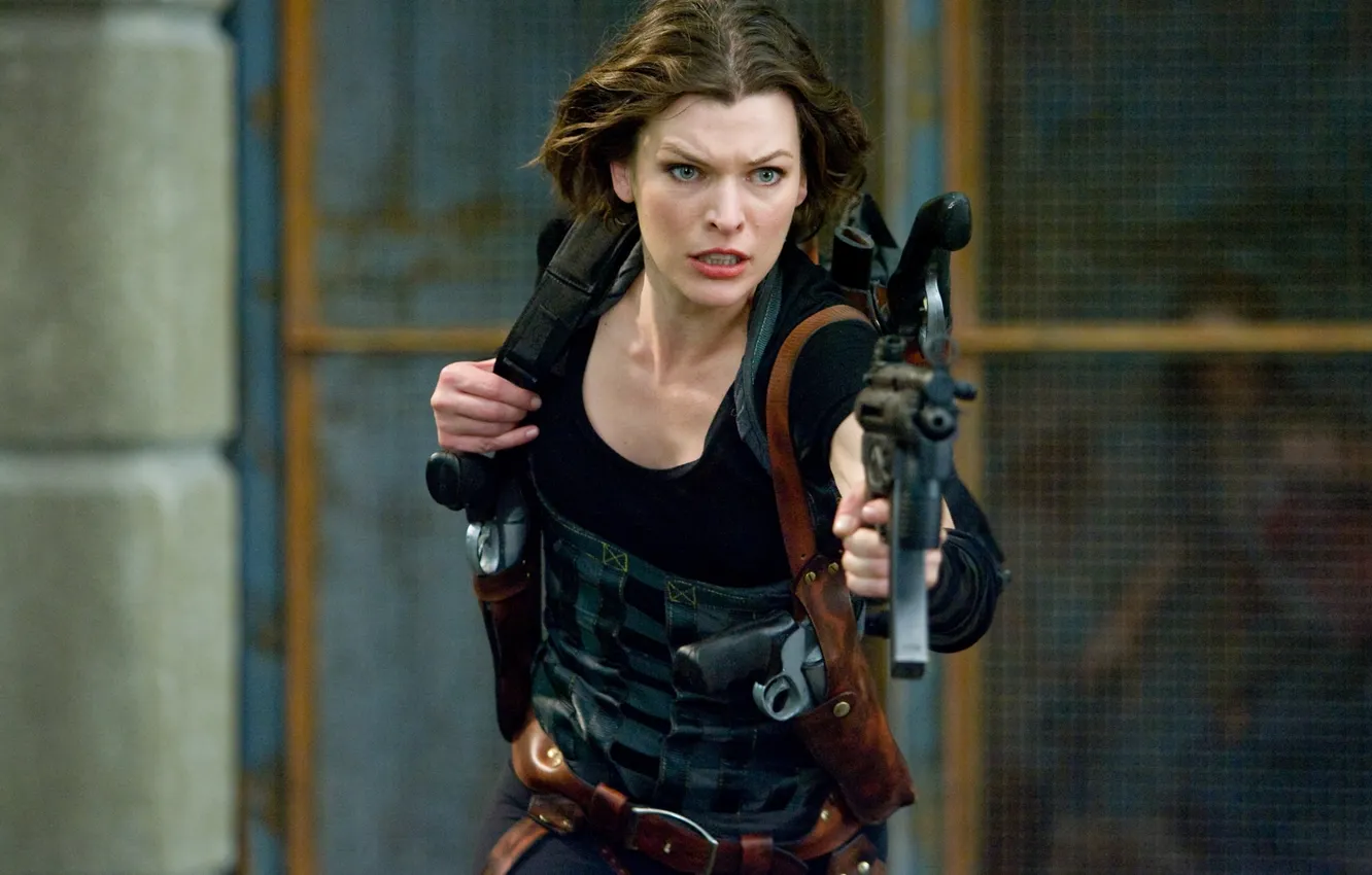Photo wallpaper actress, Resident Evil, Milla Jovovich