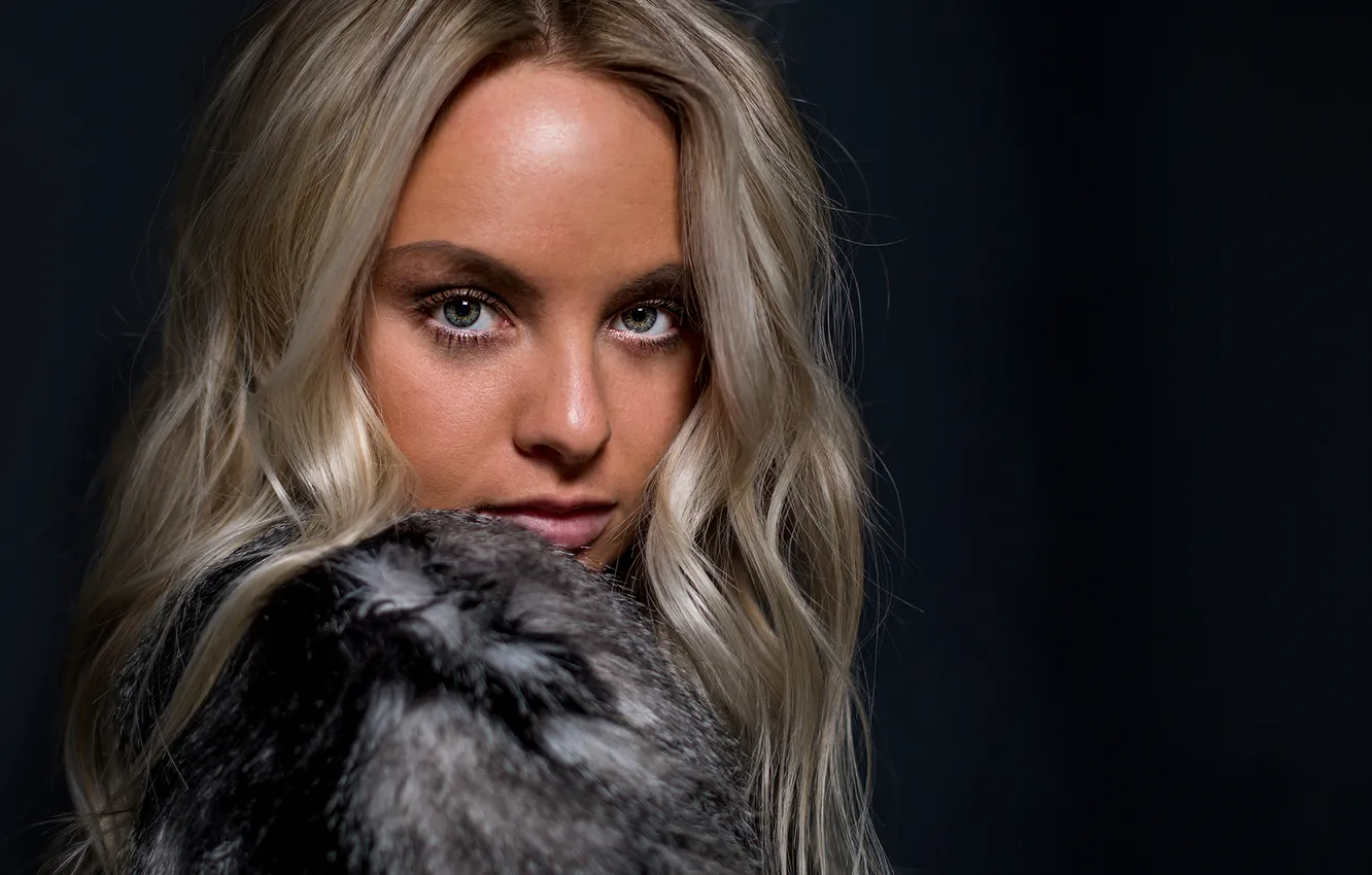 Photo wallpaper green eyes, beautiful, model, Sight