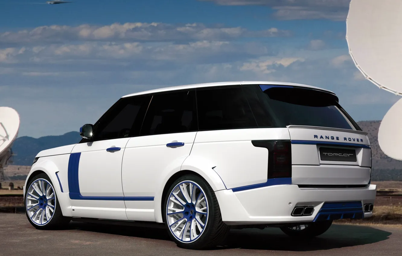 Photo wallpaper Range Rover, Car, White, Tuning, Lumma, Top Car, Lumma Design, L405