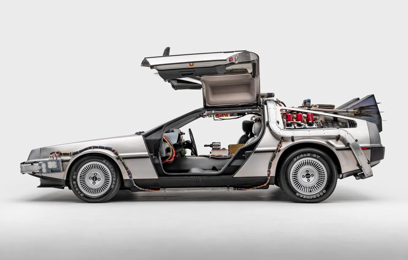 Photo wallpaper Back to the future, DeLorean DMC-12, Back to the Future, Vehicles