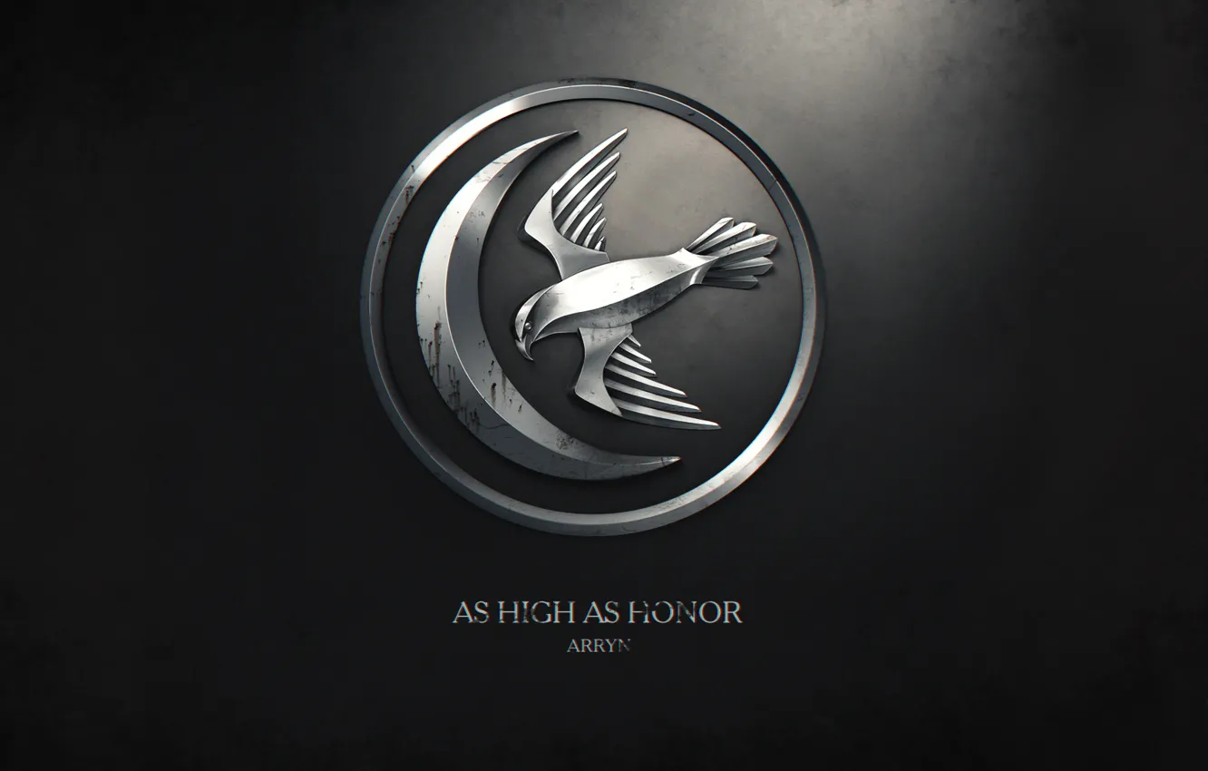 Photo wallpaper bird, eagle, the moon, wings, a month, book, the series, coat of arms