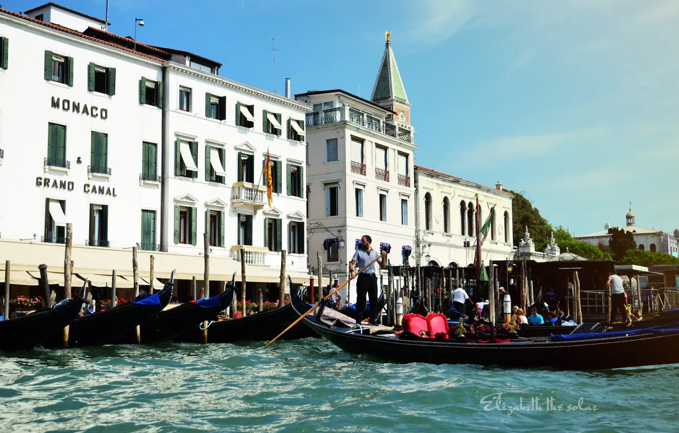 Photo wallpaper water, the city, Venice