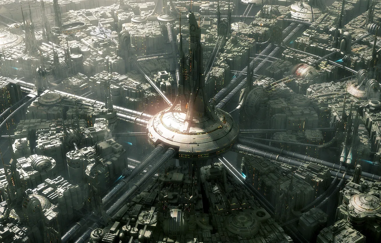 Photo wallpaper the city, center, Centrix Metropolis, Liesenborghs