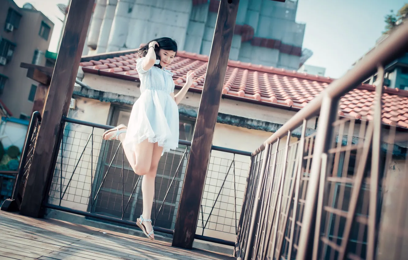 Photo wallpaper China, model, cute