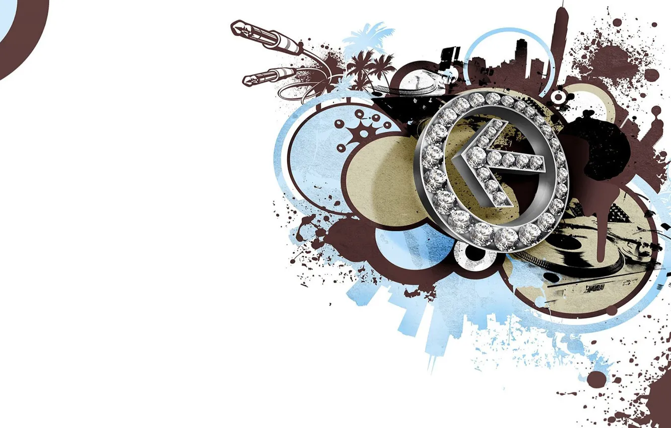 Photo wallpaper background, vector, texture, diamond