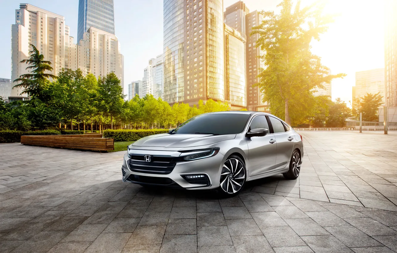 Photo wallpaper Prototype, Honda, sedan, Insight, 2019