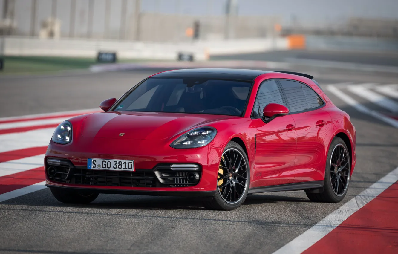 Photo wallpaper Porsche, Panamera, 2018, GTS, Sport Turismo