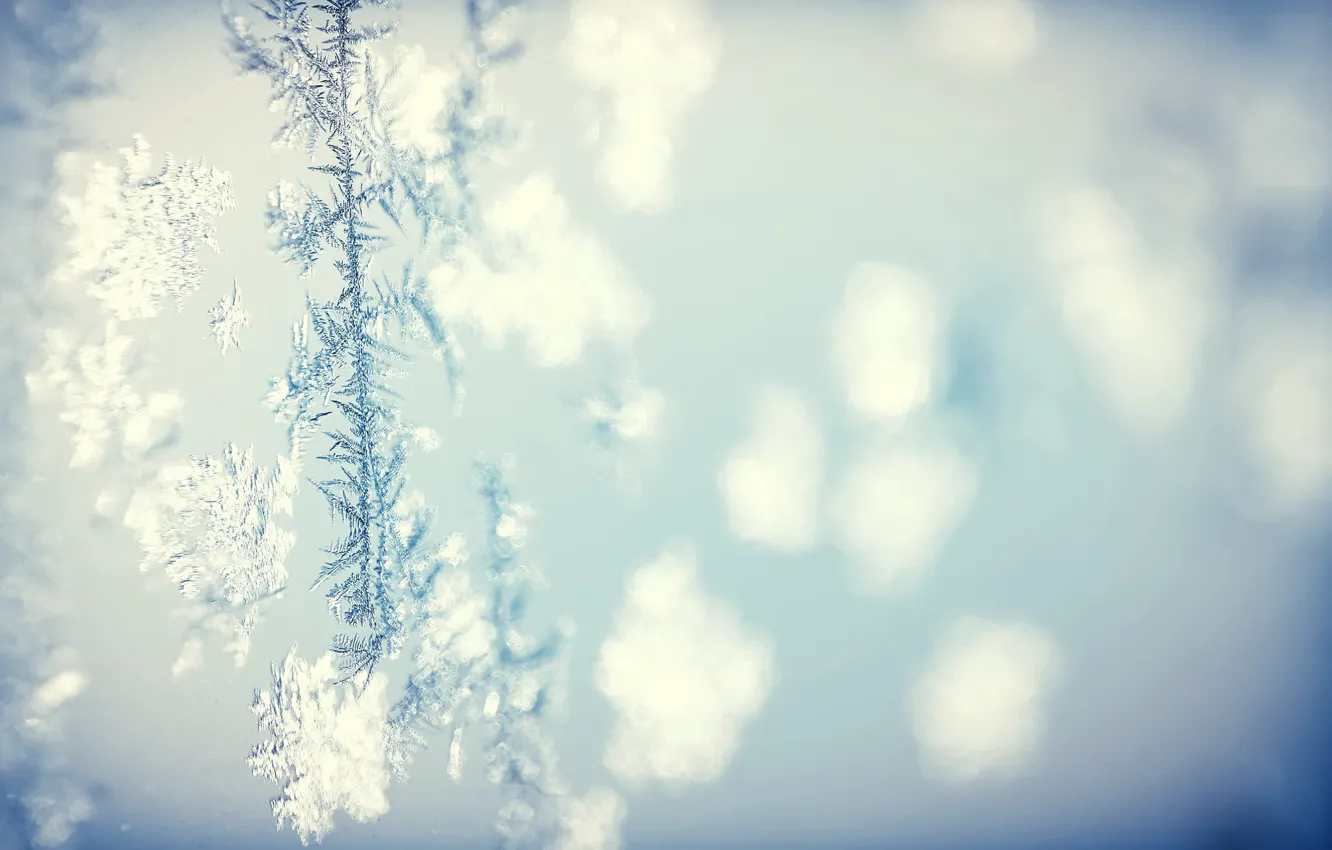Photo wallpaper cold, winter, background, pattern, texture