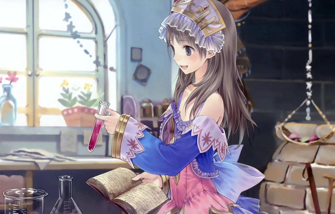 Photo wallpaper anime, art, girl, atelier totori plus, Tatoonie Helmond