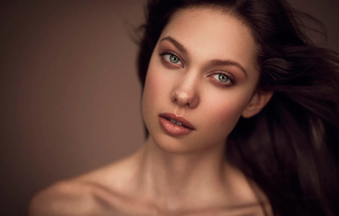 Photo wallpaper look, background, portrait, bokeh, retouching