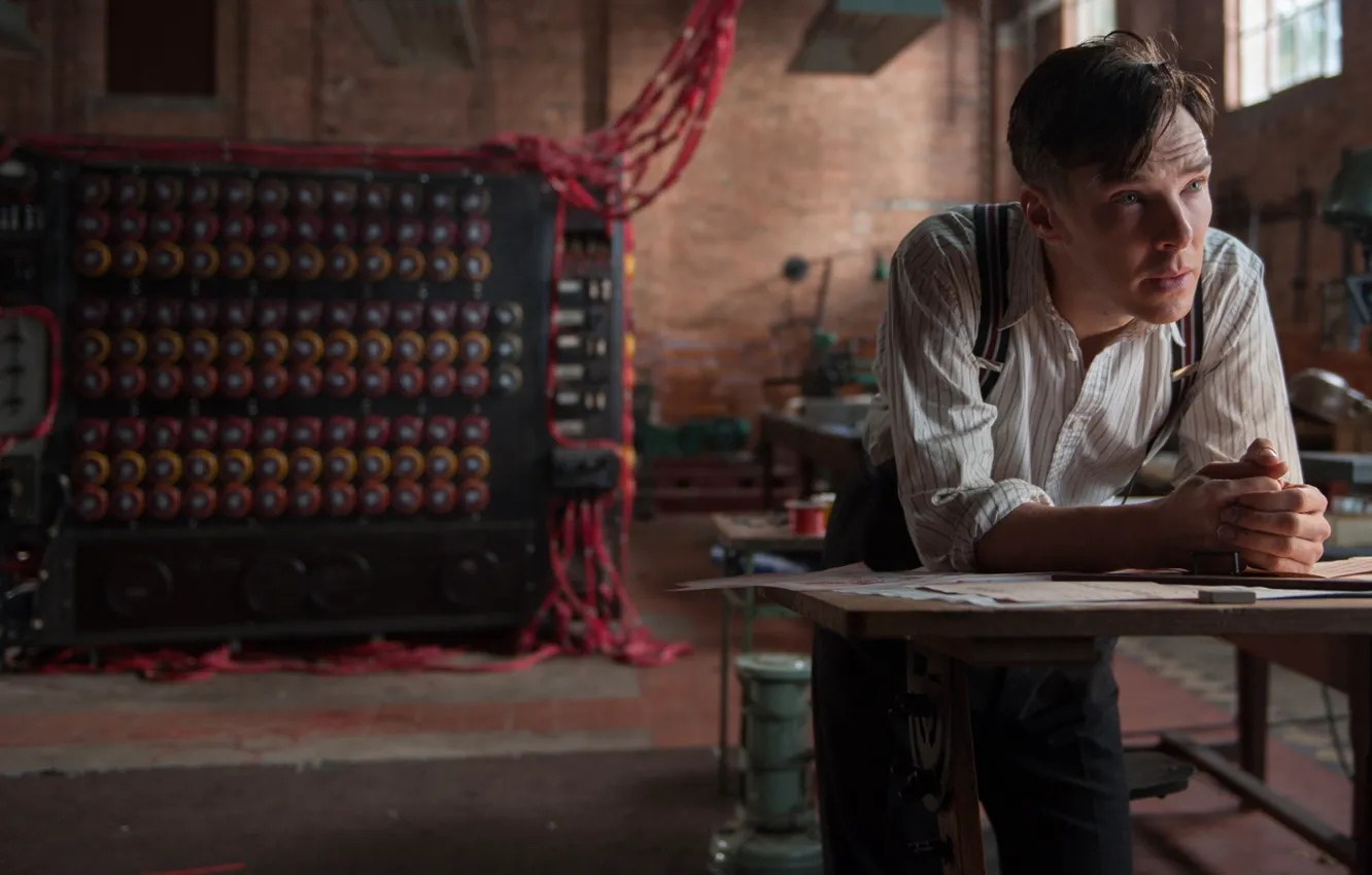 Photo wallpaper inventor, Benedict Cumberbatch, Benedict Cumberbatch, 2014, The Imitation Game, The imitation game