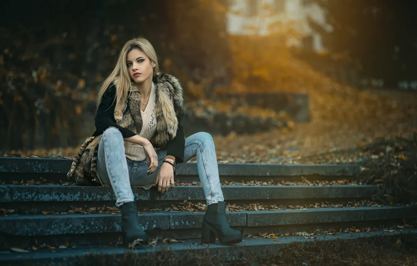 Photo wallpaper jeans, legs, the beauty, Katerina, Manthos Tsakiridis