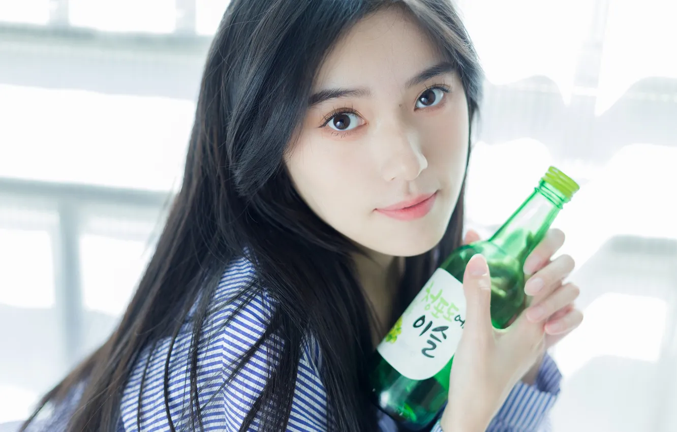 Photo wallpaper Beautiful, Asian, Model, Smile, Woman, Cute, Pretty, Petite