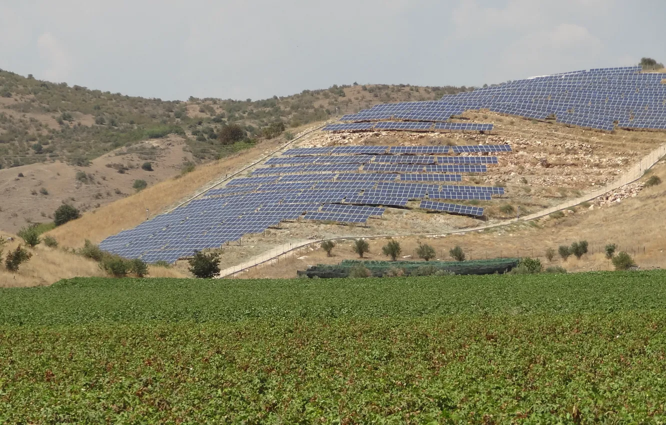 Photo wallpaper Greece, solar energy, unlucky gnome
