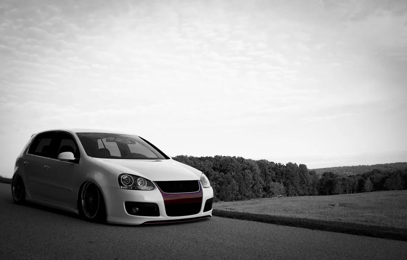 Photo wallpaper Volkswagen, GTI, MKV