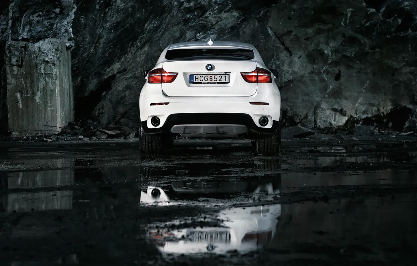Photo wallpaper BMW, White