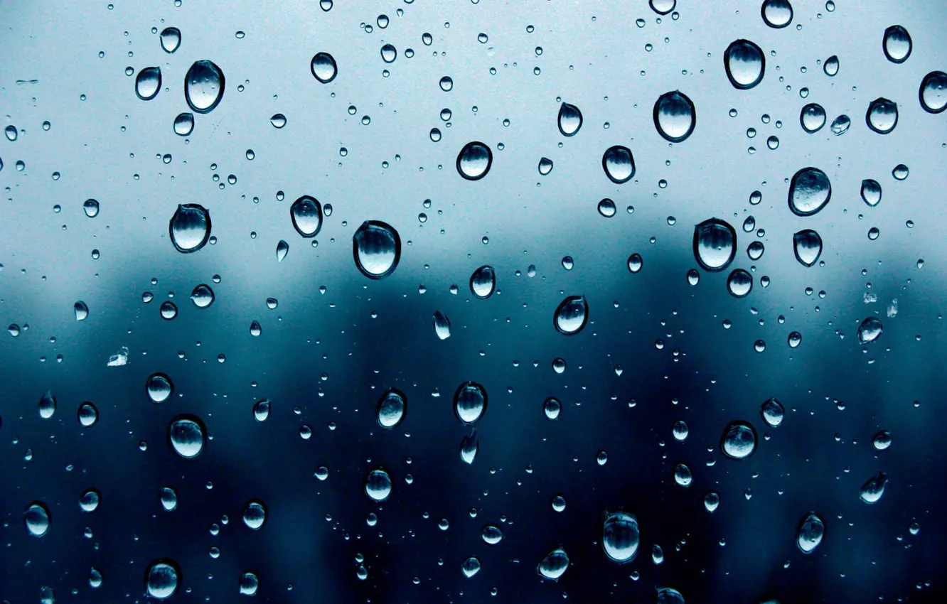 Photo wallpaper glass, water, drops, macro, rain, mood, Windows, drop