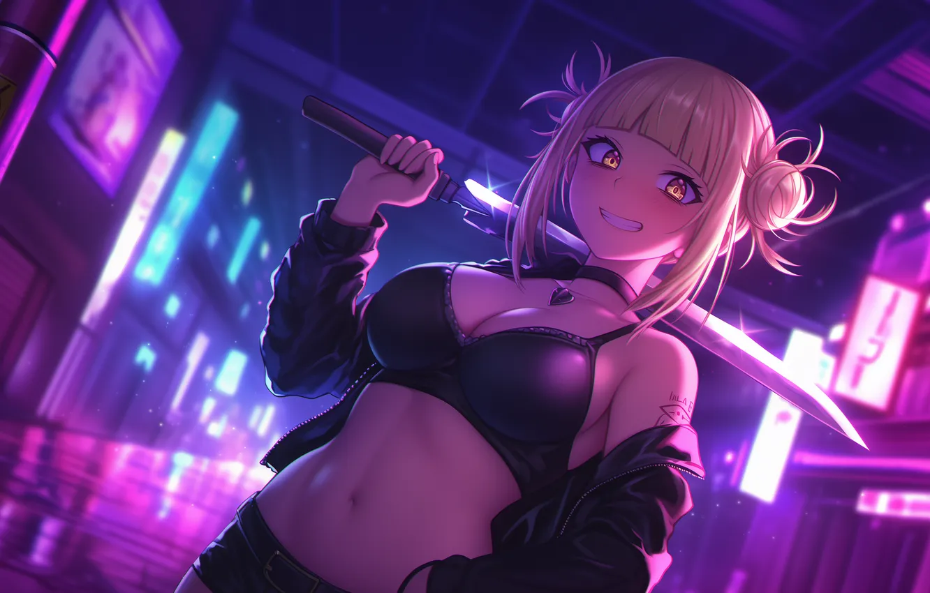 Photo wallpaper anime, art, wallpaper, My hero Academy, Himiko, My Hero Academia, Himiko Toga, The hero