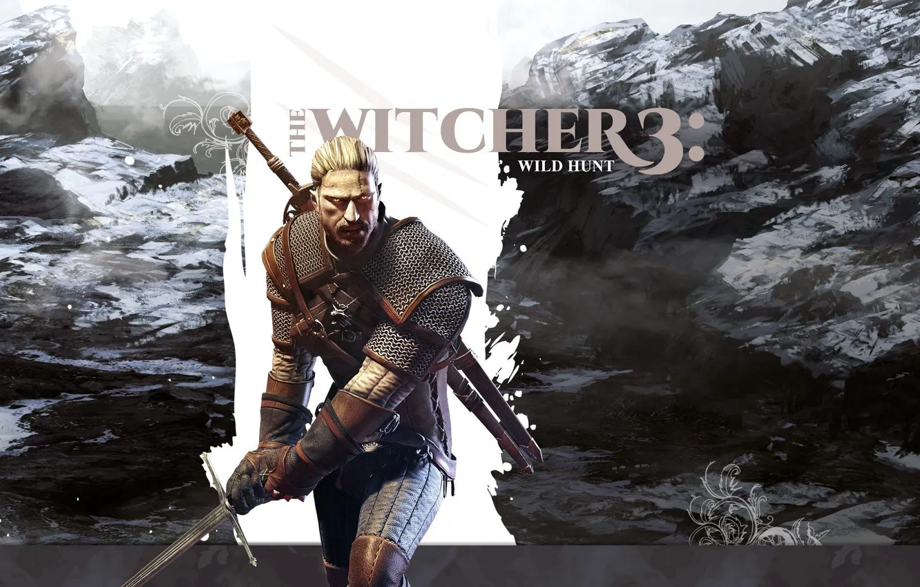 Photo wallpaper sword, beard, Geralt of Rivia, Geralt z Rivii, CD Projekt RED, The Witcher 3: Wild …