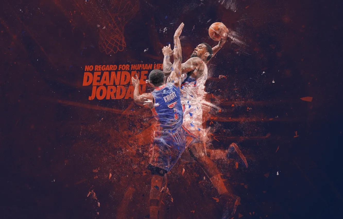 Photo wallpaper Basketball, Los Angeles, NBA, Detroit, Pistons, Clippers, Brandon Knight, Brandon Knight