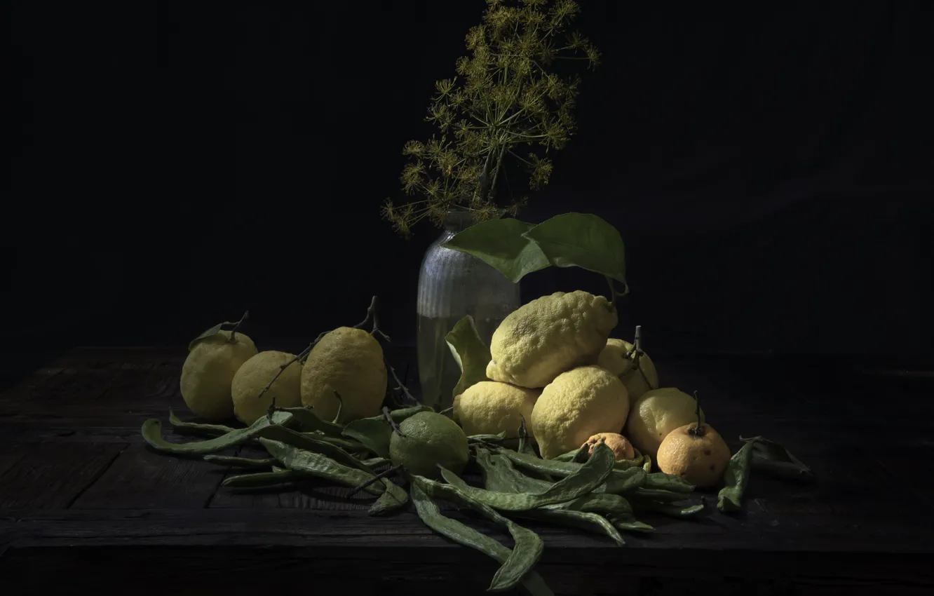 Photo wallpaper lemon, food, fruit