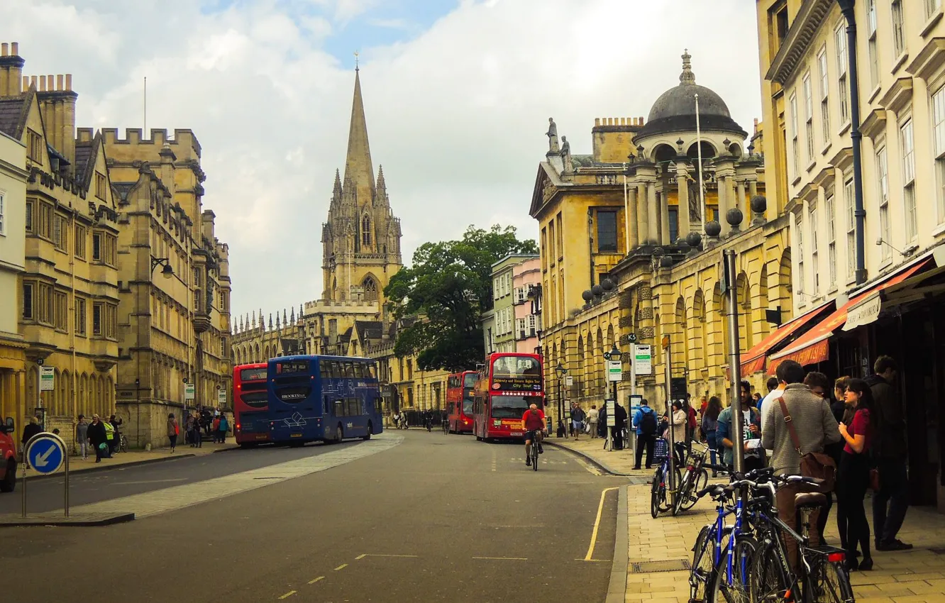 Photo wallpaper the city, England, Oxford, Oxford