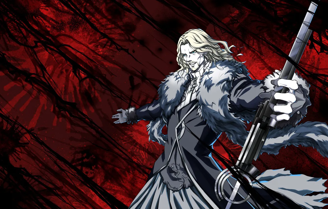 Photo wallpaper smile, background, male, Fate / Grand Order