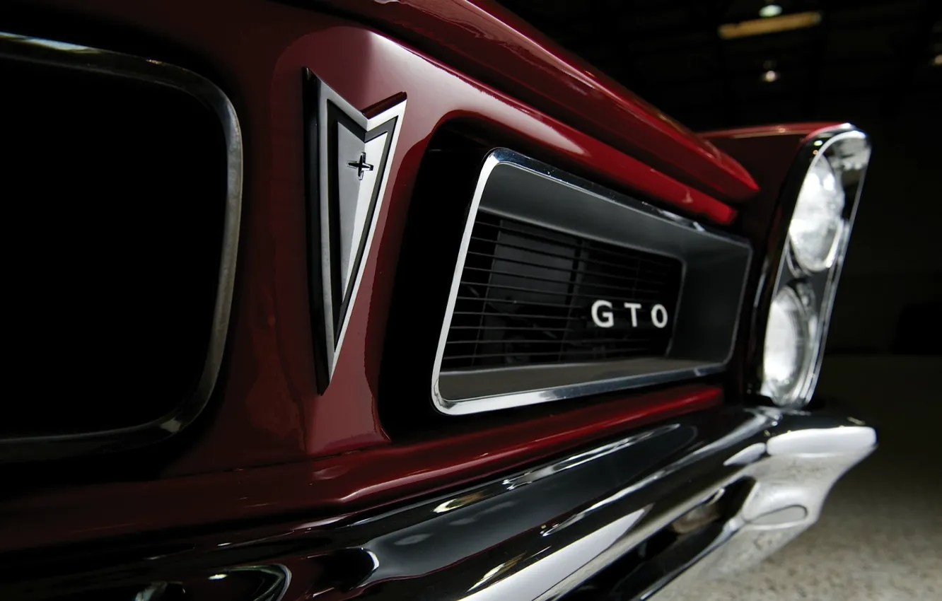 Photo wallpaper Logo, Pontiac, GTO, Vehicle