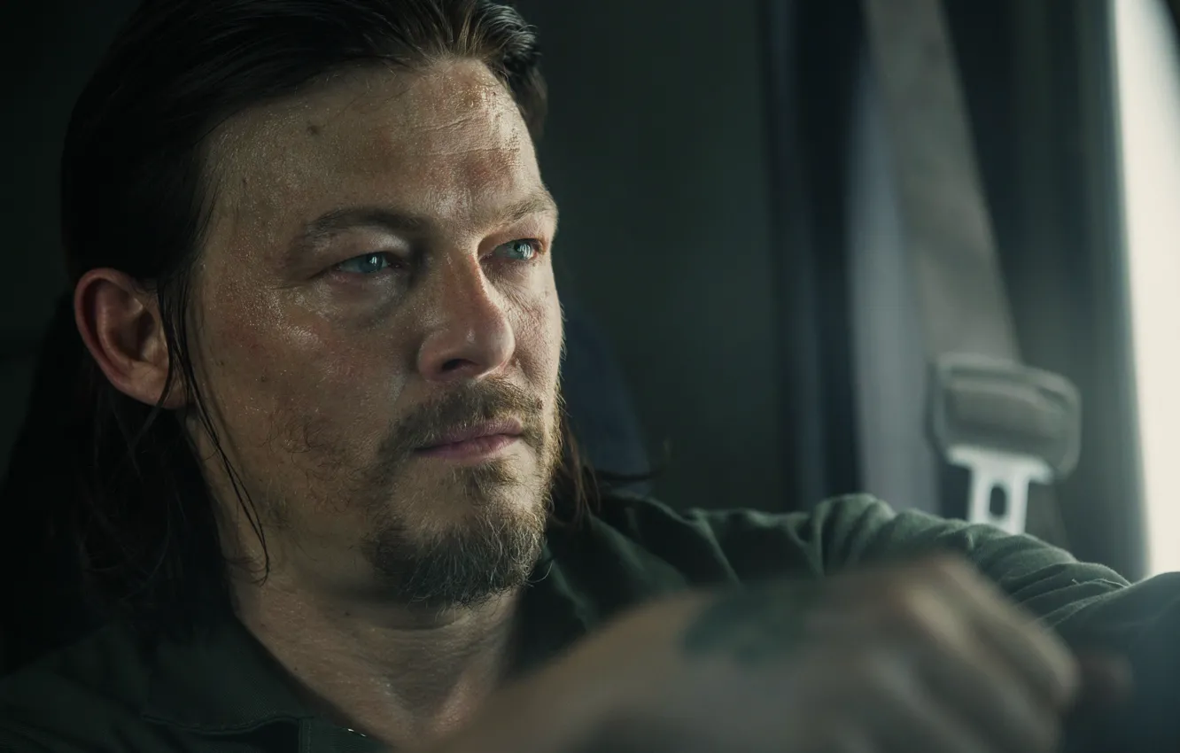 Photo wallpaper close-up, Thriller, crime, Norman Reedus, Norman Reedus, Three nines, Triple 9, Russell Welch