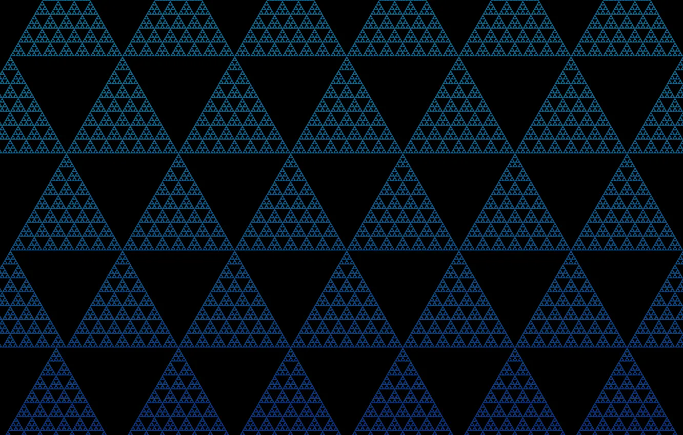 Photo wallpaper particles, triangles, illusion, [