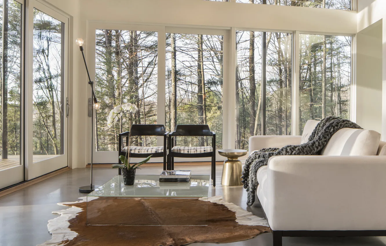 Photo wallpaper design, style, sofa, interior, chair, New York, USA, United States