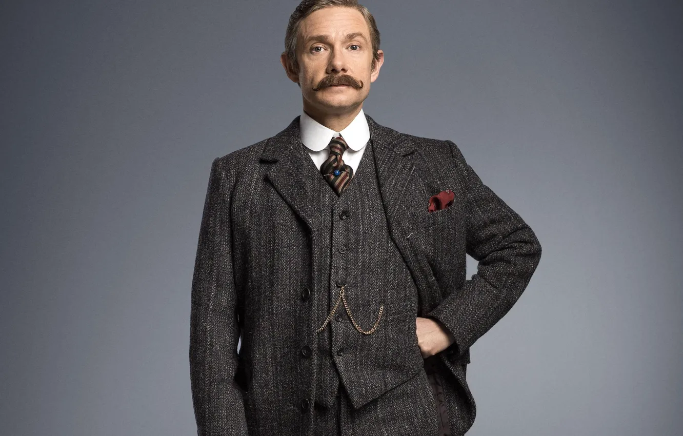 Photo wallpaper Martin Freeman, Sherlock, Sherlock BBC, Sherlock Holmes, John Watson, Ugly bride, Sherlock (TV series)