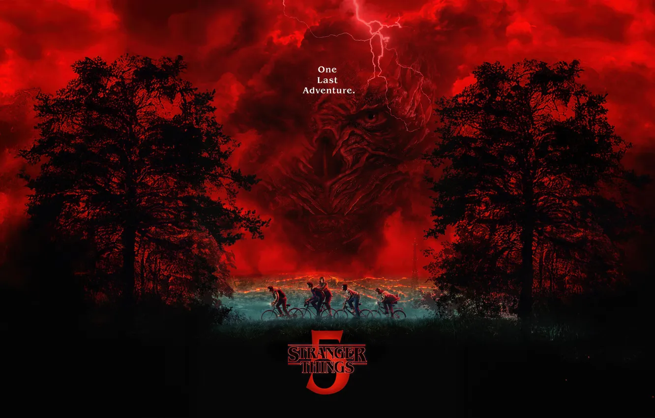 Photo wallpaper movie, movies, Season 5, Stranger Things, Netflix series, 2025 series