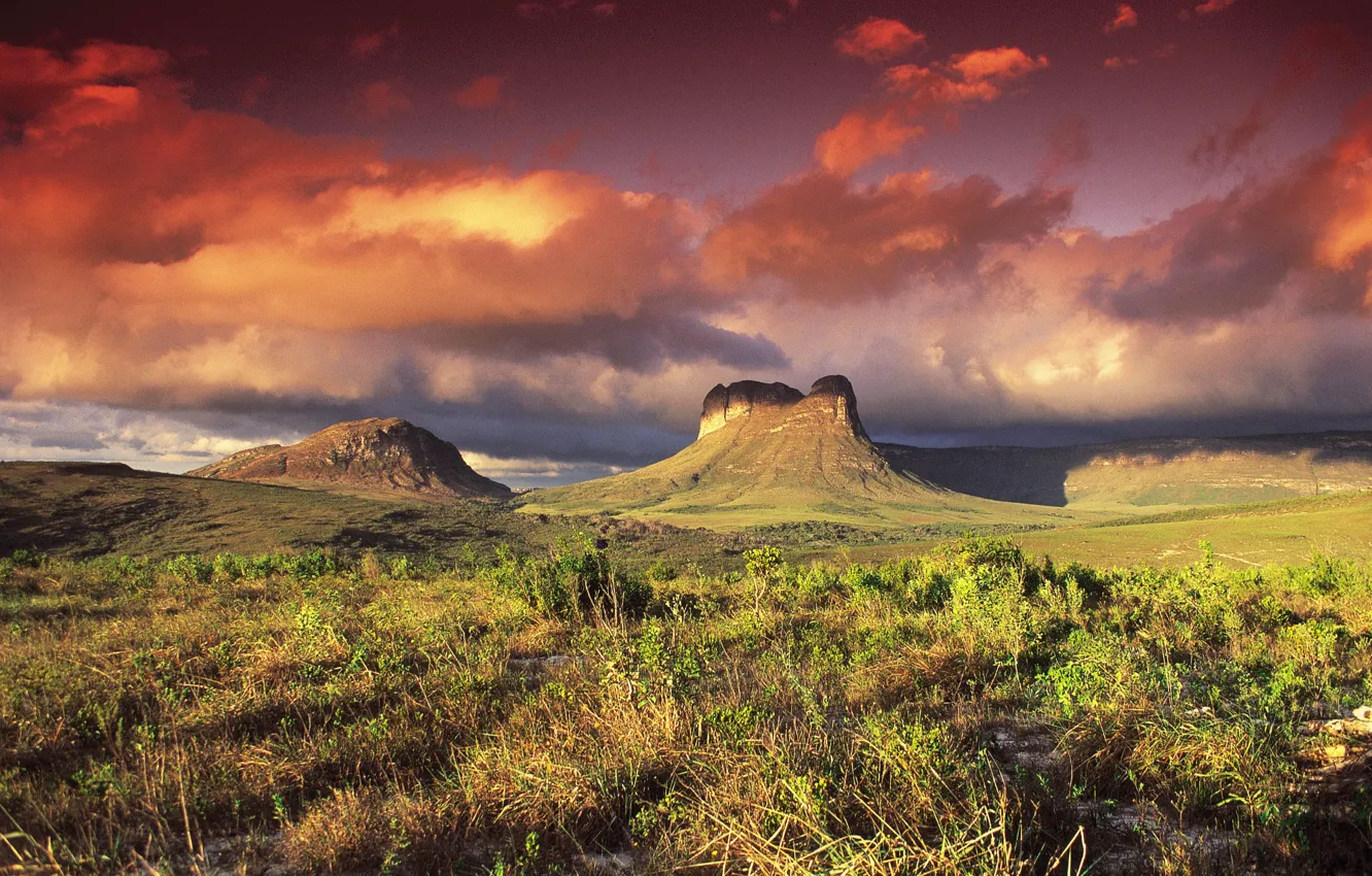 Photo wallpaper nature, landscapes, Brazil, Minas Gerais, South American