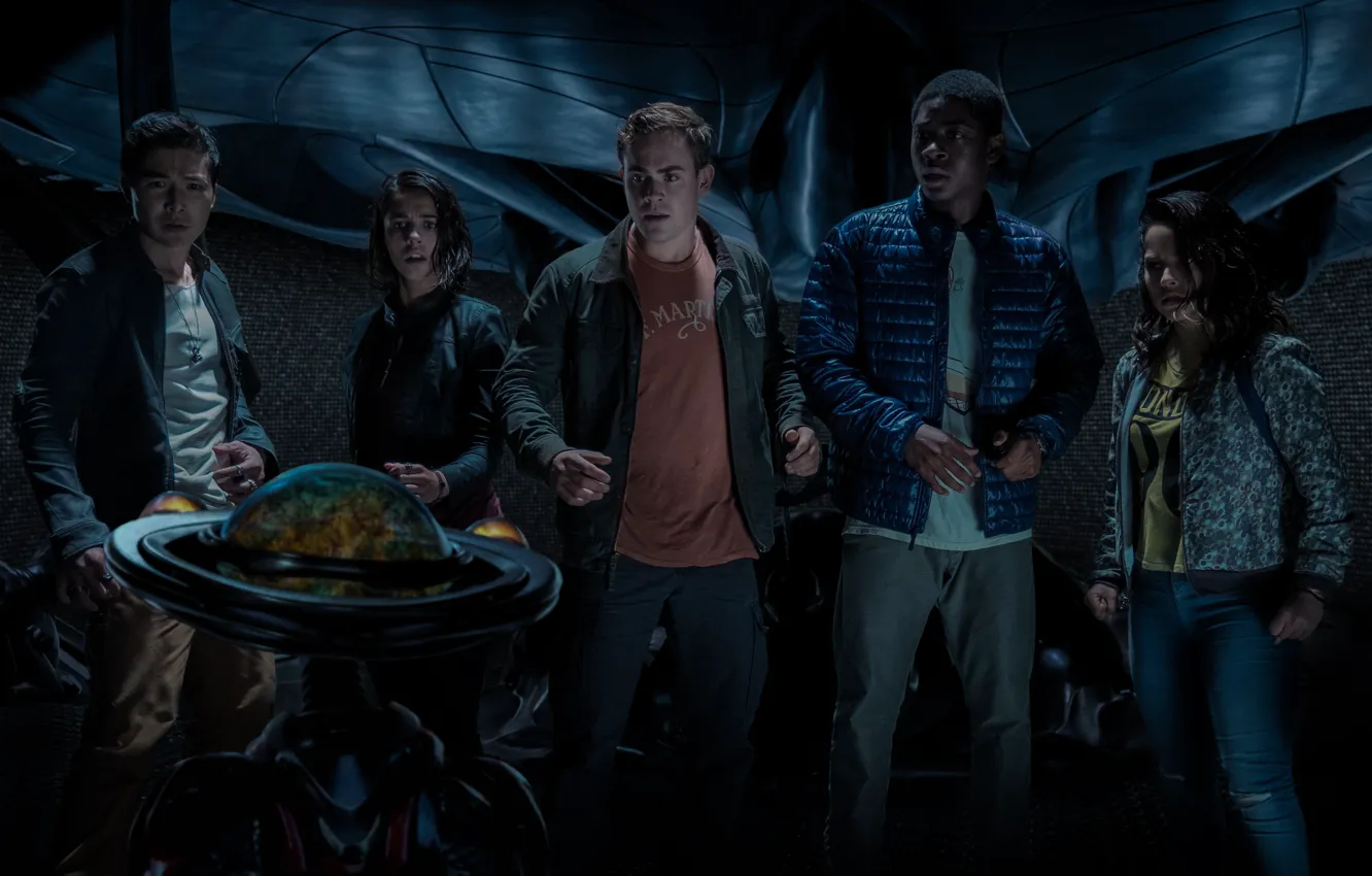 Photo wallpaper cinema, girl, power, man, movie, hero, film, Power Rangers