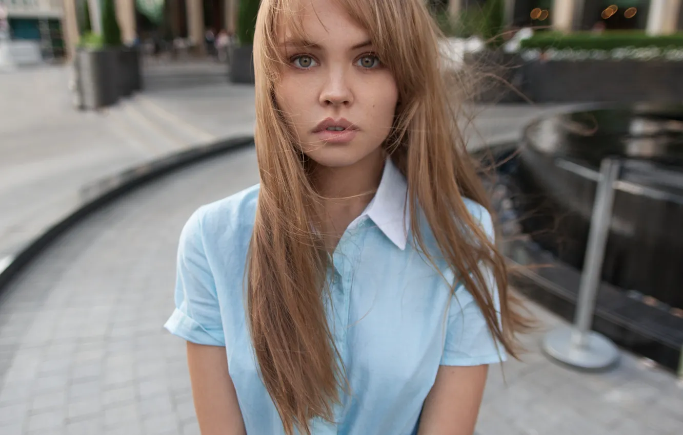 Photo wallpaper look, close-up, face, beauty, Anastasia Shcheglova, Anastasia Shcheglova, Anastasia Scheglova, Andrew Brandis