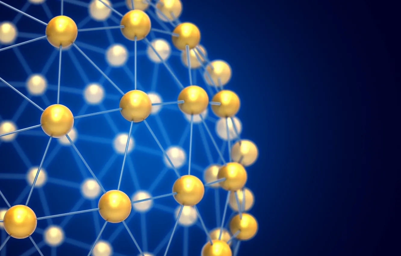 Photo wallpaper sphere, Internet, link