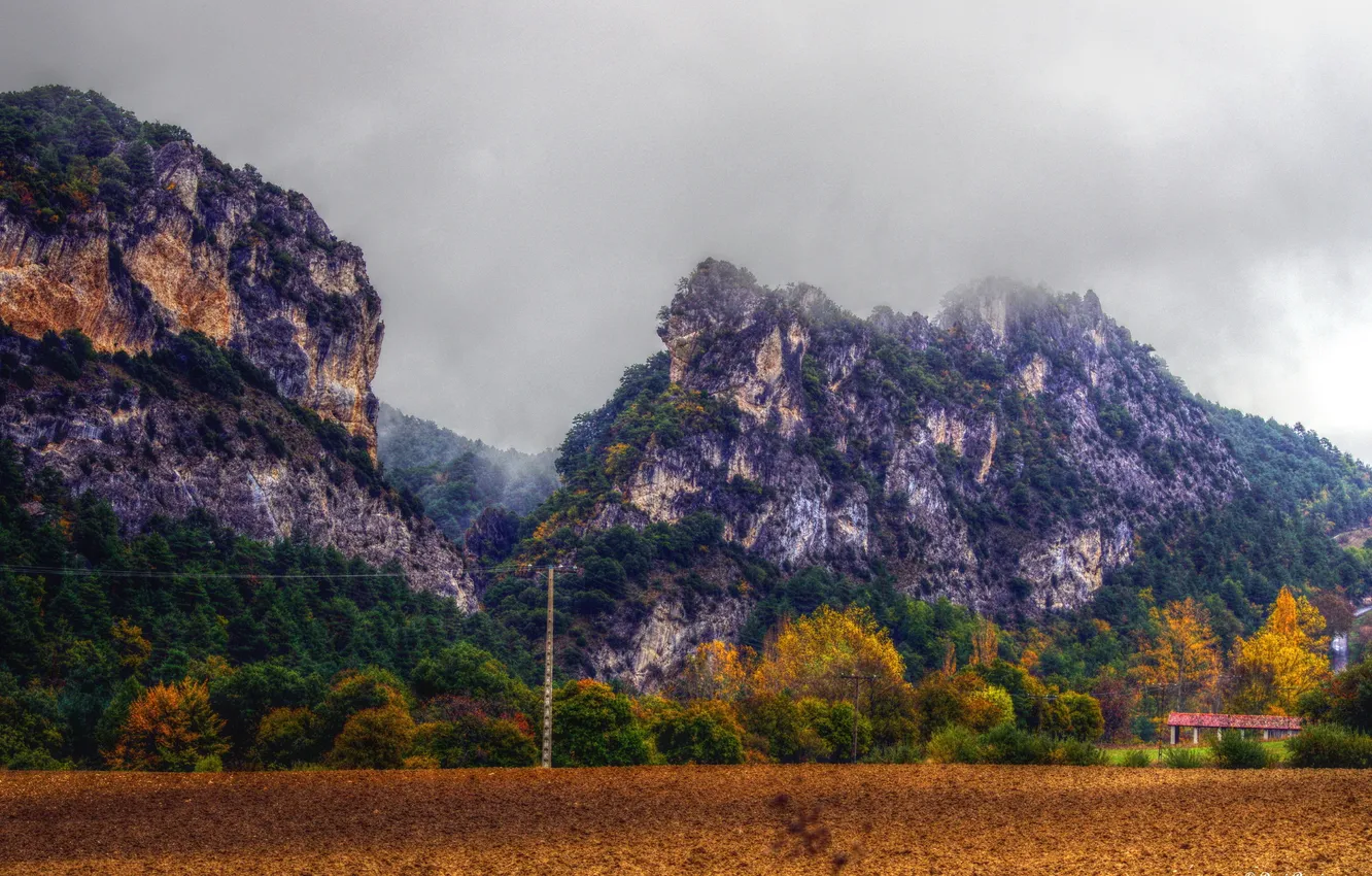 Photo wallpaper mountains, nature, photo, Spain, Burgos
