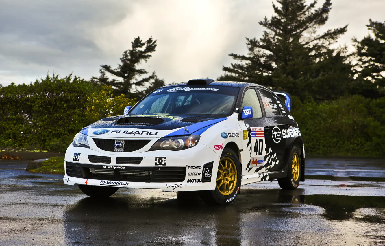 Photo wallpaper Subaru, STI, OlympusRally