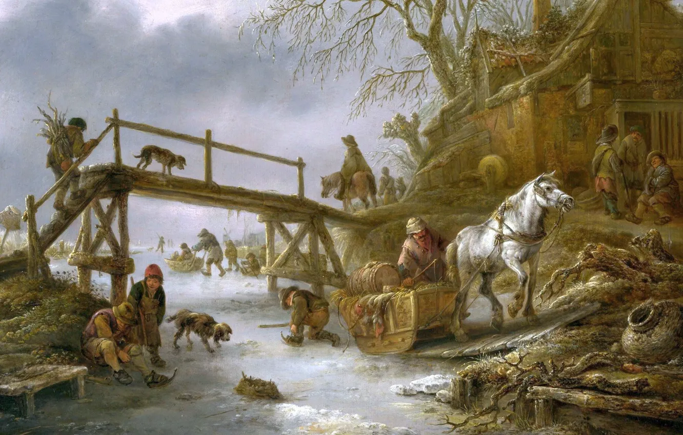 Photo wallpaper apple, girls, art, Classical, london museum