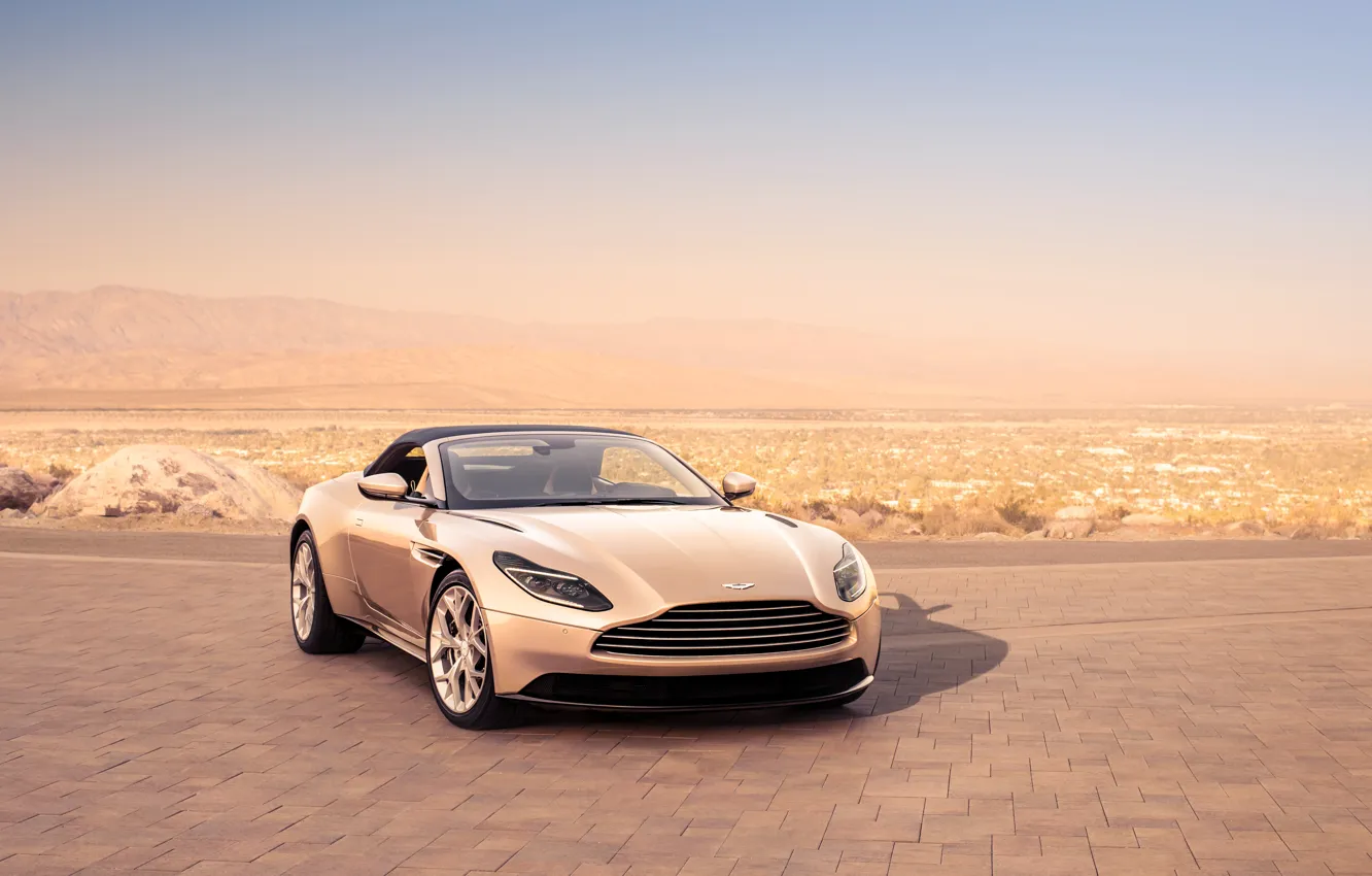 Photo wallpaper Aston Martin, Front, beauty, DB11, Aston Martin DB11 Volante