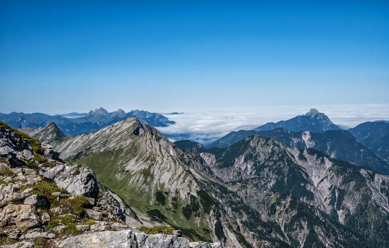 Photo wallpaper mountains, Austria, Alps, Tyrol