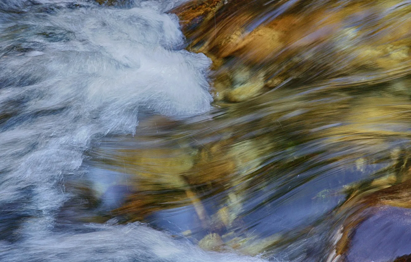 Photo wallpaper water, river, stream, stream