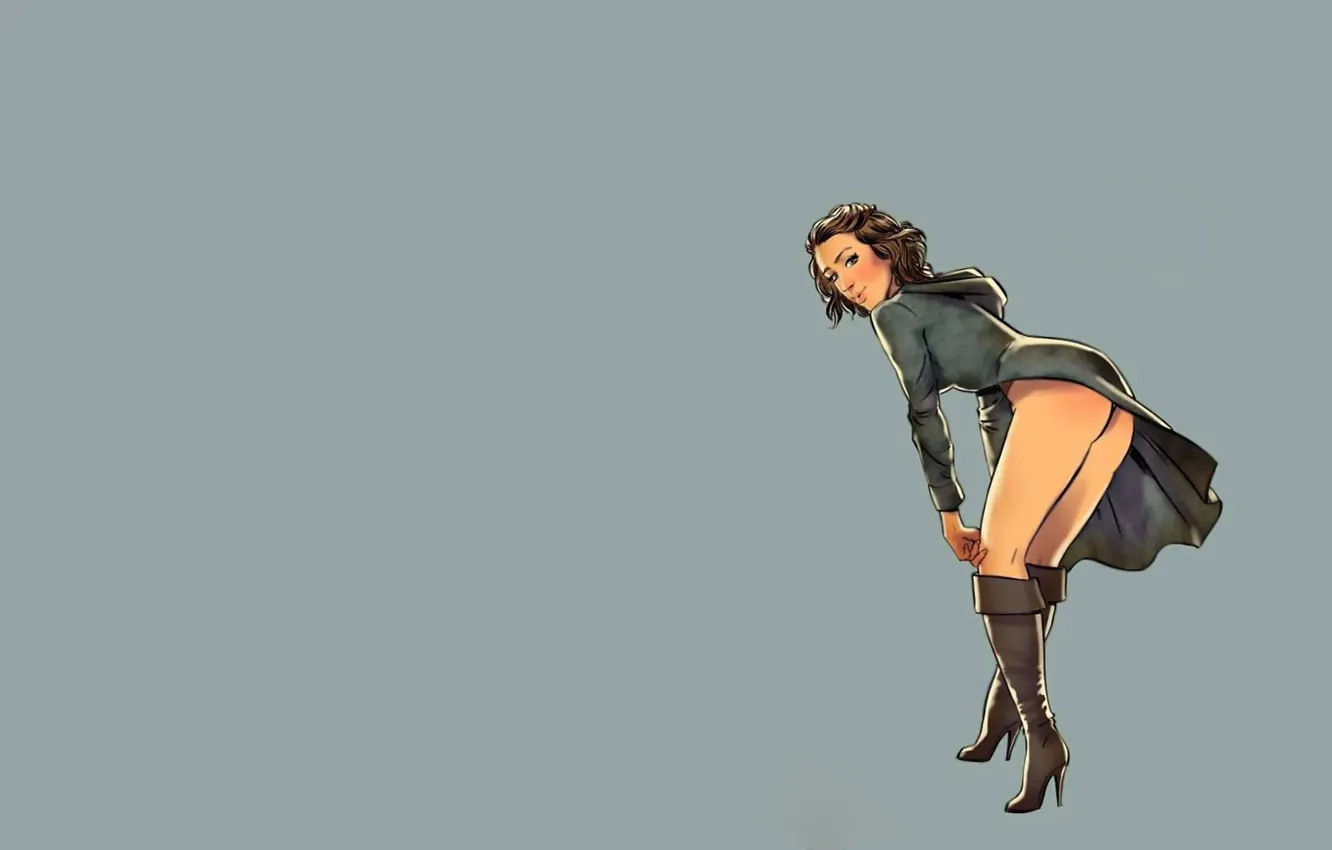 Photo wallpaper fantasy, vintage, pinup, Game of Thrones, Minimalism, backgroud, tv series, Asha