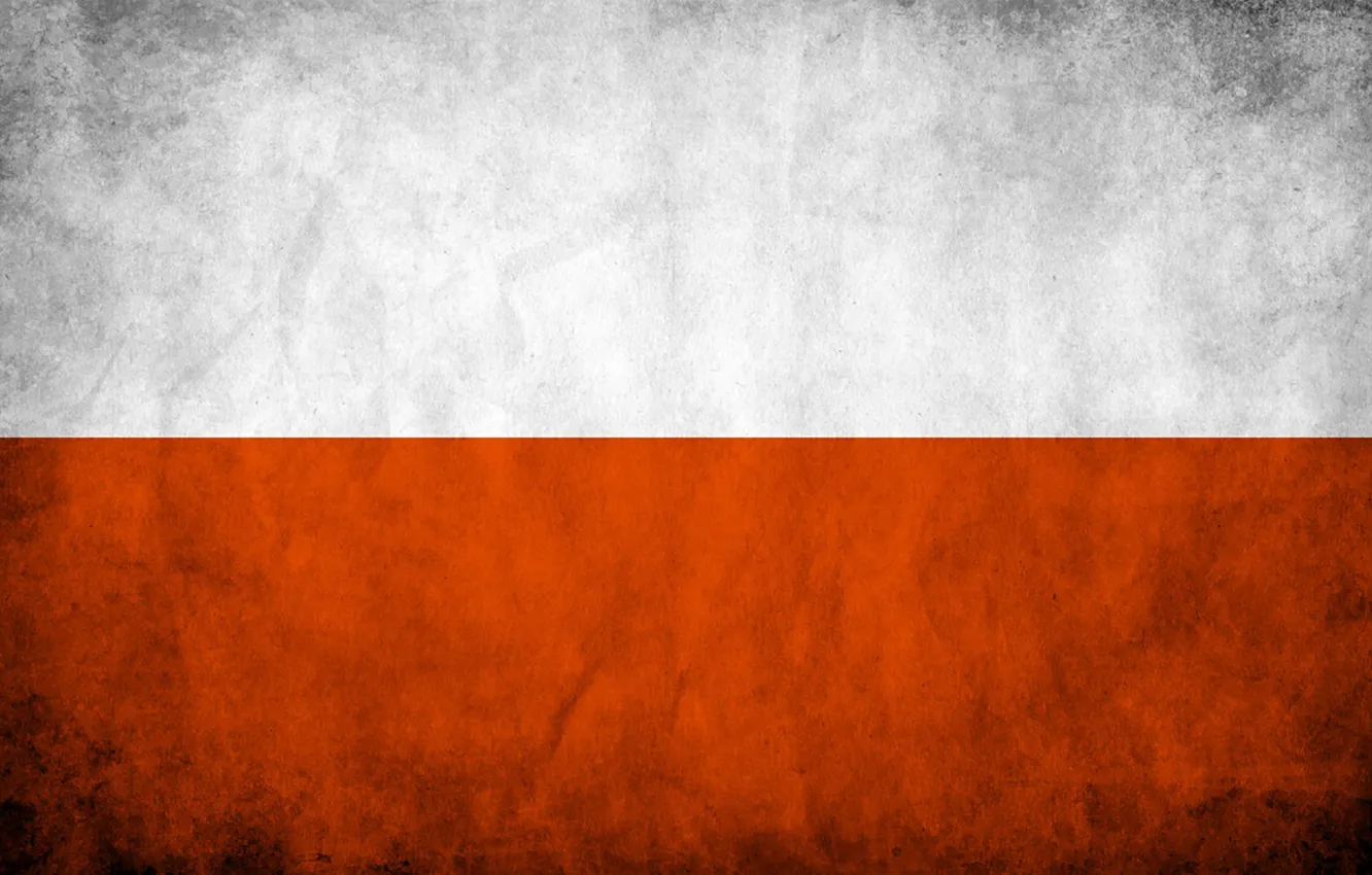 Photo wallpaper flag, Poland, Poland, Russia