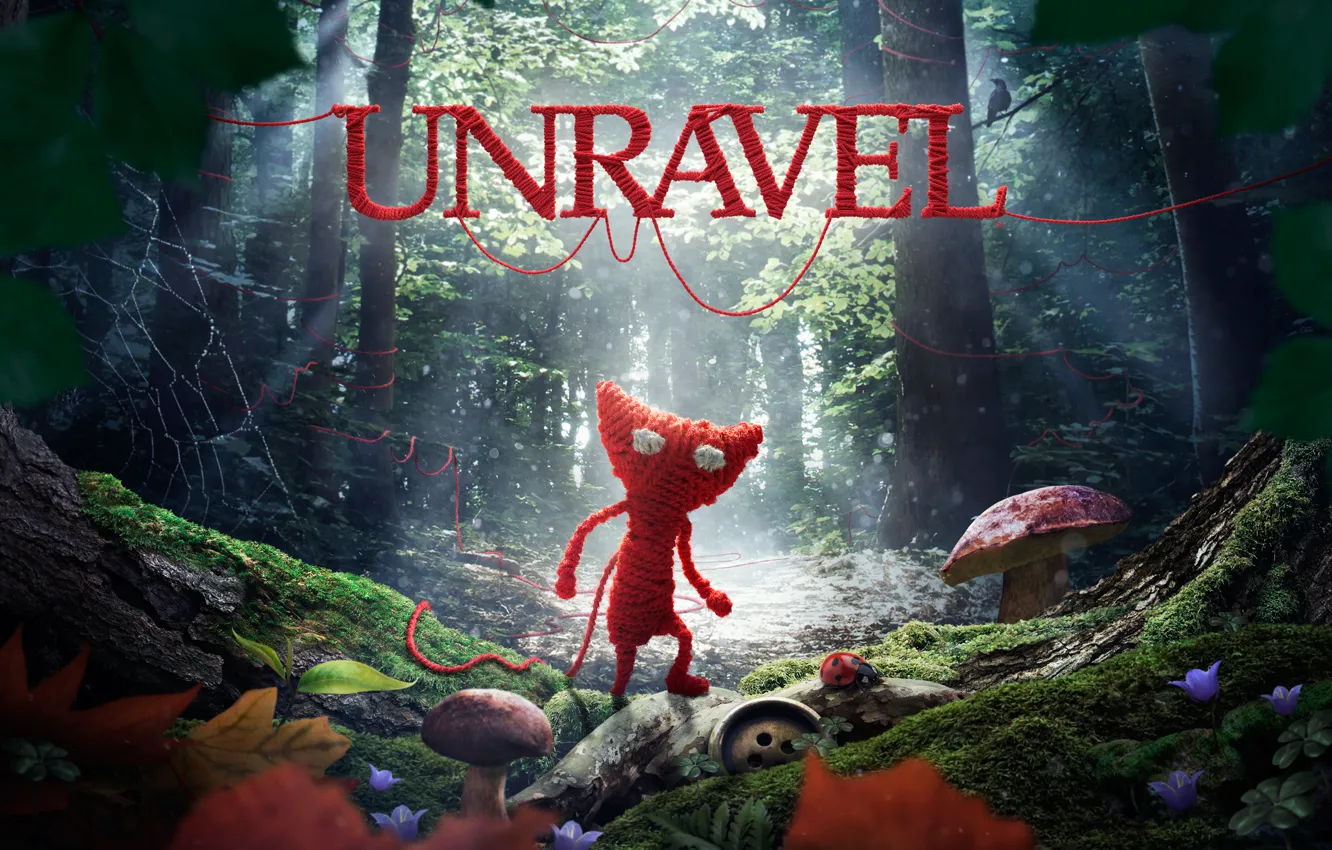 Photo wallpaper Electronic Arts, wool, Unravel