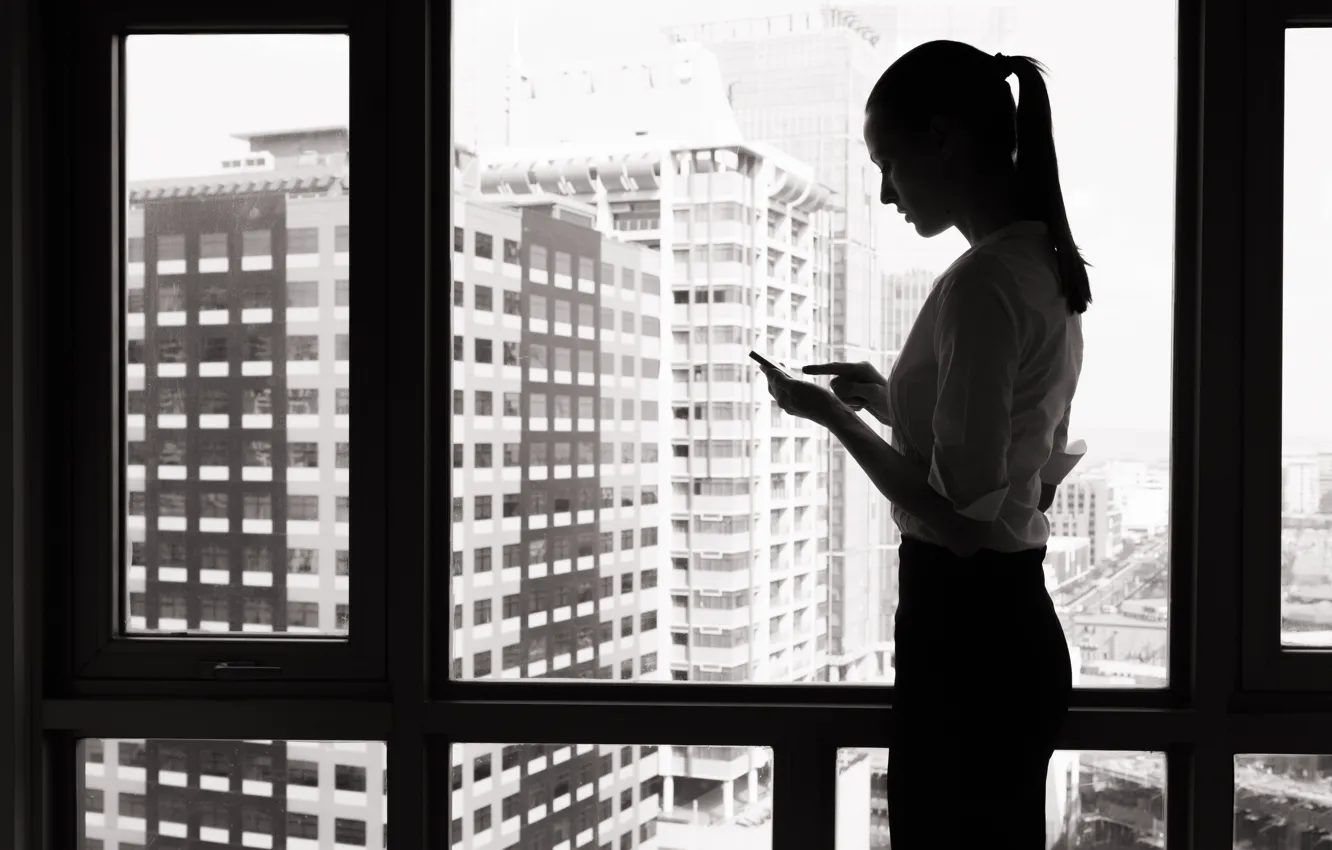 Photo wallpaper office, work, concentration, responsibility