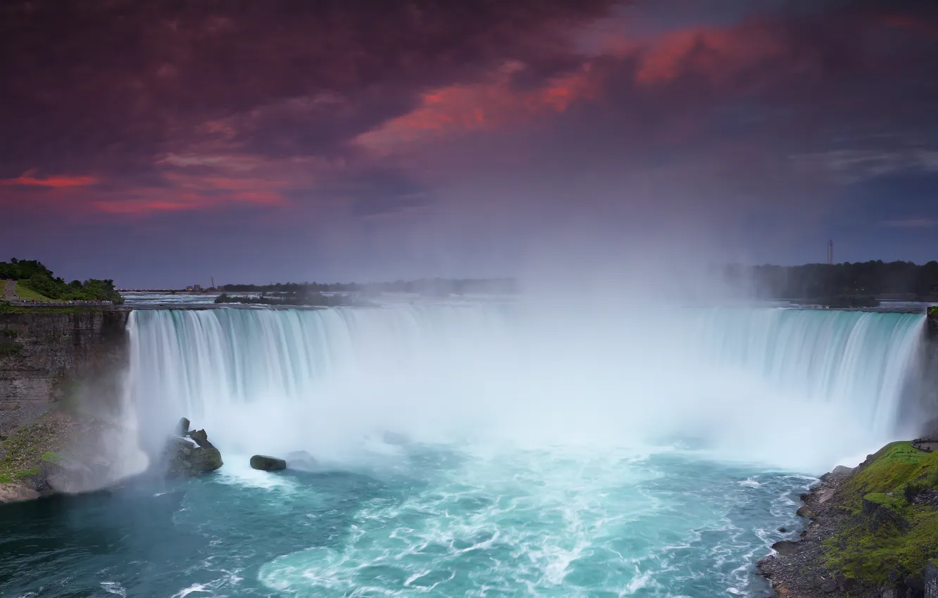 Photo wallpaper waterfall, Niagara, If, Niagara