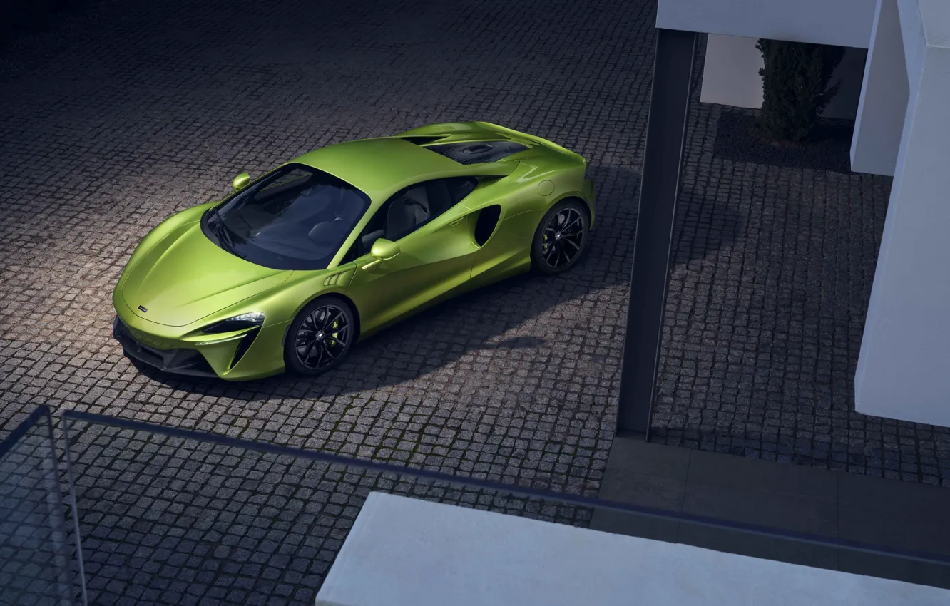 Photo wallpaper green, McLaren, Artura, McLaren Artura